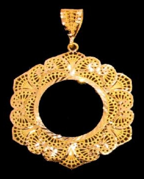 21K Gold Coins Frame